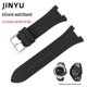 thumbnail image 2 of Correa de reloj de goma nueva de 31 x 14 mm para Armani Ax1803 1802 1050, resistente al agua y al sudor, accesorios de correa de reloj deportiva de goma para hombre, 2 of 5