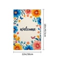 thumbnail image 4 of AMHNF Linen Garden Flag for Spring Summer Home Outdoor Garden Yard Door Decor 12x18 inch, 4 of 5