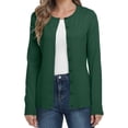 thumbnail image 1 of Besolor Womens Fall Button down Cardigan Sweaters Casual Open Front Long Sleeve Knit Solid Color Sweater Coat, 1 of 2