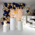 thumbnail image 3 of Yanonmyfd 100 Pack 12 inch Navy Blue Latex Balloons - Round Dark Blue Balloons for Birthday Party, Graduation, Wedding, Anniversary, Baby Shower Decorations,Navy Blue, 3 of 24