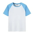 thumbnail image 2 of YuYuBao Kids Boys Tshirts Casual Summer Short Sleeve Colorblock Oversized Round Neck Cotton Boys Tee Shirt Tops, 2 of 4