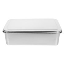 FESTFENDS Stainless Steel Baking Pan With Lid 1Set Transfer For Family Gathering