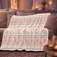 thumbnail image 6 of Cottagecore Floral Garden Vintage Shabby Chic, Peaceful Botanical Garden Scene, Warm Flannel Blanket for Sunroom and Reading Nook, Garden Lovers Thanksgiving Gift, Botanical Home Decor, 6 of 9
