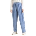 thumbnail image 1 of WILLBEST Pantalones Casuales para Mujer, Clásicos a Cuadros, Pierna Ancha, Estilo Moderno, con Cinturón Largo y Bolsillo para Uso Diario Chica, 1 of 3
