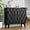 Black, variant on Buffet Cabinet, Fluted Sideboard Storage Cabinet with Adjustable Shelf and Door Handles, Modern Console Table Credenza for Living Room, Bedroom, Kitchen (Black)