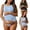 Blue, variant on Maternity Swimsuit For Back Tie Adjustable Conservative Floral Print Bathing For Pregnancy Beach Hot