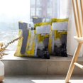 thumbnail image 3 of Grey and Yellow Abstract Art Modern Contemporary Pillow Cover, Artwork Decorative Throw Pillows Cushion Cover for Bedroom Sofa Living Room 16 x 16 Inch Set of 2, 3 of 4