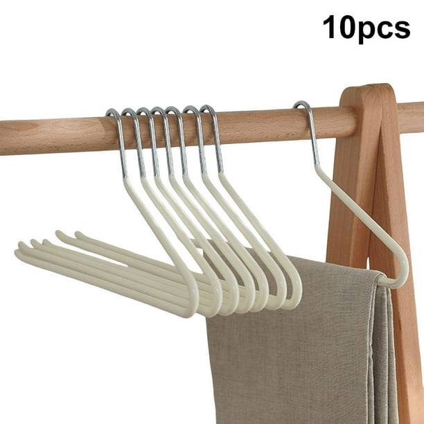 Perchero para Ropa Armario 10 Uds. Perchas Abiertas Pantalones Acero Inoxidable Hombres Y Mujeres Walmart en linea