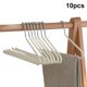 thumbnail image 1 of Estante Almacenamiento para Pantalones Armario 10 Uds. Perchas Abiertas Multifuncional Acero Inoxidable Hombres Y Mujeres, 1 of 9