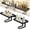 Black, variant on Behind The Faucet Organizer, Over Sink Faucet Storage Rack, No-Drill Free Standing Faucet Storage Shelf, Space-Saving Bathroom Countertop Organizer for Kitchen & Bathroom, Easy Drainage