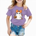 thumbnail image 2 of CAUYDY Toddler Boys Girls Halloween Shirt Pumpkin T-Shirt Kids Halloween Short Sleeve Cute Graphic Tee Top for Kids,13-14 Y, 2 of 7