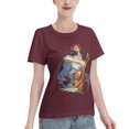 thumbnail image 2 of Women's Basic Short Sleeve T-Shirt Naruto Shanks, 2 of 6