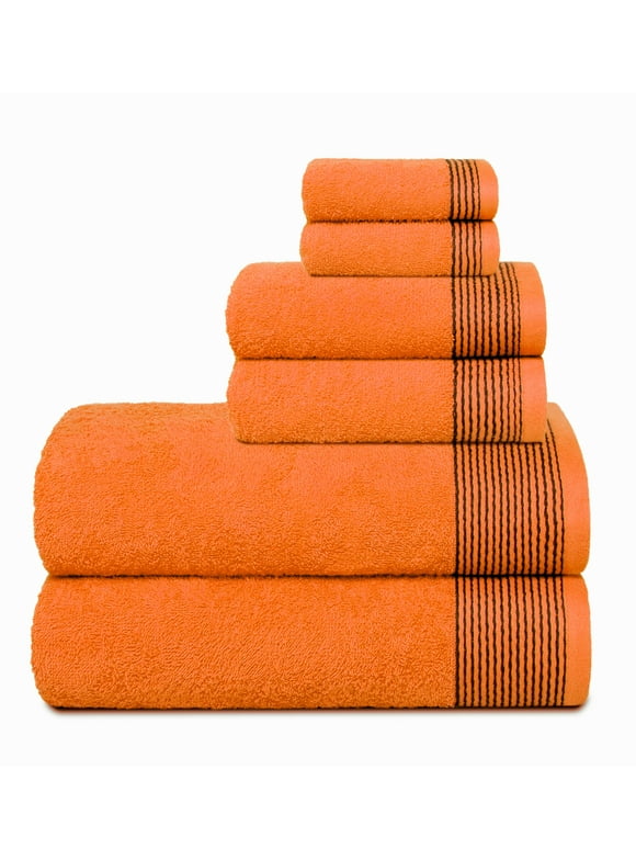 Bath Towels in Bath | Orange - Walmart.com