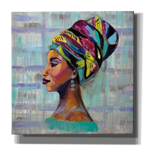 Epic Graffiti "Fierce" by Jeanette Vertentes, Canvas Wall Art, 26"x26"