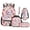 Axolotl Florals, variant on Koala Backpack School Set 5Pcs with Cherry Blossom Lunch Bag Multifunctional Pencil Case Water Bottle Bag Carrier Lanyard Keychain Cute Toddler Bookbag