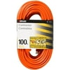 Woods 530 100 Foot 12 Gauge 15 Amp SJTW Vinyl Extension Cord, Orange