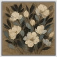 thumbnail image 5 of Framed Canvas Print Vintage Floral Wall Art Antique Botanical Decorative for Living Room Bedroom - 16"x16" WHITE, 5 of 8