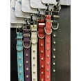 thumbnail image 1 of ATHENS Leather Dog Collar Single Row Rhinestones, 1 of 2