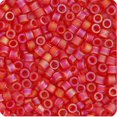 thumbnail image 1 of Delica 11/0 RD Rouge Orange Transparent AB Mat, 1 of 5