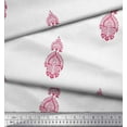 thumbnail image 3 of Soimoi Crepe Silk Fabric Floral Block Print Fabric by The Yard 42 Inch Wide, 3 of 3