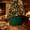 Green, variant on Christmas Tree Collar 21 Inch Plush Snowflake Tree Skirt Stand Cover Foldable Xmas Tree Ring Basket Base for Winter Holiday Indoor Home Party Decor