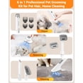 thumbnail image 3 of Kit de aspiradora para peluquería canina, forma sencilla de eliminar el pelo, con 6 accesorios, 3 of 8