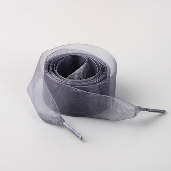 XmhyTop-A 2 Pairs Ribbon Shoe Laces,120*2.3cm Fashion Decorative Sneaker Laces for Shoes,S24