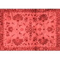 thumbnail image 1 of Ahgly Company Indoor Rectangle Abstract Red Modern Area Rugs, 2' x 4', 1 of 4