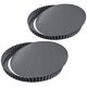thumbnail image 3 of Molde para tartas, molde para quiches, antiadherente Con base elevable, molde para pasteles, molde para pasteles de frutas y molde para hornear Xemadio LN-1756, 3 of 5