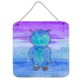 thumbnail image 1 of Imprimés Aquarelle Mur Ou Porte Hibou Bleu, 1 of 1