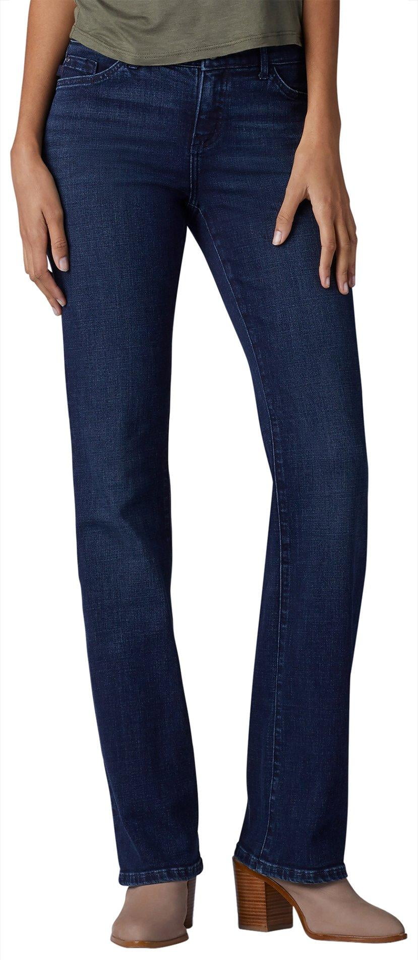 Lee Petite Flex Motion Solid Boot Cut Jeans