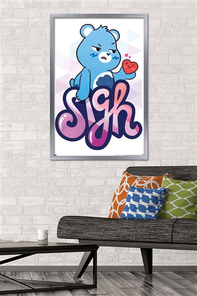 Care Bears: Unlock The Magic - Sigh Wall Poster, 22.375" x 34" Framed