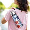 thumbnail image 6 of 20 Oz Pioneer Flower Coffee Tumbler Double Wall Insulated Stainless Steel Water Bottle | Metal Reusable Thermoses Flask with Cup Cap | Leak & Sweat Proof with Anti-Dust Lid, 6 of 7