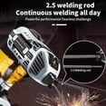 thumbnail image 3 of Saker Portable Welding Machine, 6 Gears 20-120A Portable Handheld Saker Welder, 110V Sakerplus Welder with IGBT Inverter for 1/16"-1/8" Welding Rods (Grey), 3 of 8