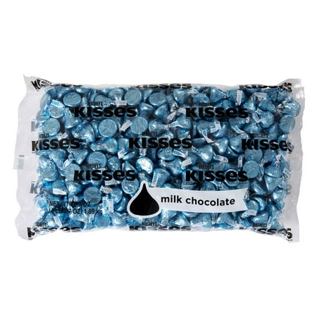 Hershey’s Kisses Candy, Milk Chocolate, Red Foil, 4.1 Lb.