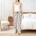 thumbnail image 4 of Balery Cute Tennis Racket print Women's Pajama Pants,Ultra Lightweight Pjs,Lounge Pant-Small, 4 of 6