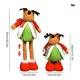 thumbnail image 1 of Decoración de fiesta navideña de alce, muñecos, decoración navideña para árbol, Papá Noel, muñeco de nieve, juguetes, figuras decorativas, 1 of 5