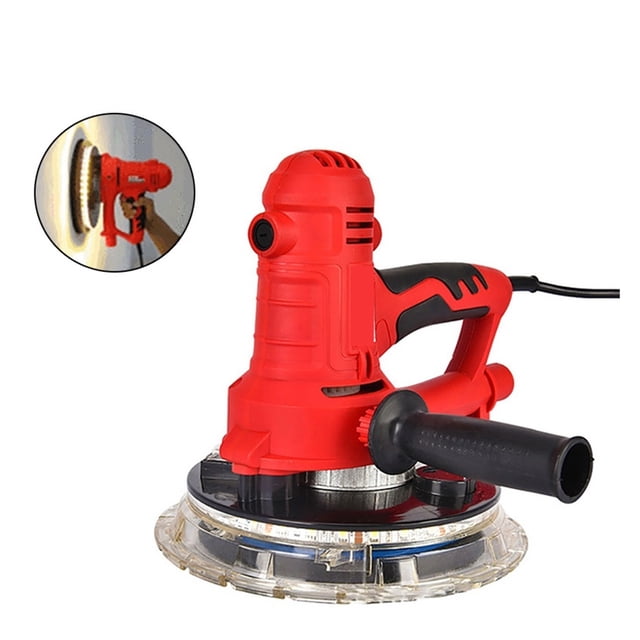 1250W Electric Drywall Sander Machine Wall & Floor Residue Removal Polishing Machine with LED Handheld Power Tools ,High Dust Collection Efficiency