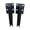 Black, variant on Set Of 2 Heavy Duty Screen Door Brackets Modern Door Hardware Set Upgrades Designs for Quick Locking & Smooth Operate