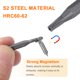 thumbnail image 4 of Uxcell 5pcs Punta de destornillador Torx T9H 5/32" Hex Magnético Estrella de 6 Puntos Acero S2, 4 of 6