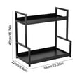 thumbnail image 3 of sruoe Cabinet Organizer, Kitchen Storage Rack, Kitchen Counter Shelves Clearance, Cabinet Countertop Shelves, Portable Small Free Standing Storage Rack Shelving,Bathroom Rack, 3 of 5