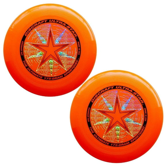 Discraft 175 gram Ultra Star Sport Disc - 2 Pack (Orange & Orange)