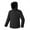 Black, variant on Men's Water-Resistant Hooded Windbreaker Jacket - Lightweight Breathable Outerwear for Hiking & Urban Commuting | Spring/Fall
