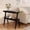 Black-1, variant on SolaceHue Set of 2 Solid Wood End Table, 2-Tier Side Table with Storage Shelf, Wooden Modern Accent Slim Bedside Table for Sofa, Living Room, Bedroom, Small Space, Easy Assembly, Cherry