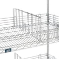 thumbnail image 5 of Global Industrial TG18364C 63 x 36 x 18 in. Nexel Chrome To Go Rack with 4 Wire Shelves, Dividers & Ledges, 5 of 7