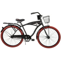Huffy 26" Nel Lusso Cruiser Bike, Fits Riders 5'0" , Matte Black, Adult, Men's