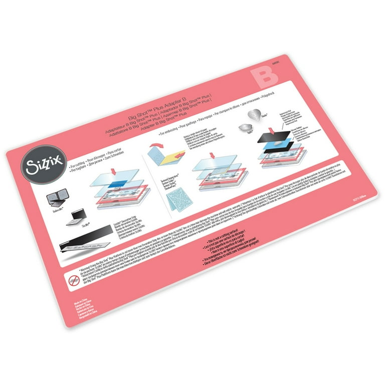 Sizzix Big Shot Plus Accessory Adapter B Standard - Walmart.com