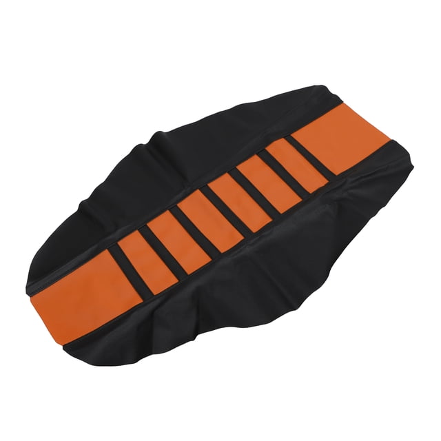 Cubierta de asiento de Motocicleta Unique Bargains Motocross Anti Deslizante Naranja negro