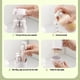 thumbnail image 5 of Botellas Dispensadoras Set de viaje 4 en 1 con botella de champú, dispensador portátil recargable para artículos de aseo, lociones y cosméticos (verde, 1 pieza) Rkxzt, 5 of 9