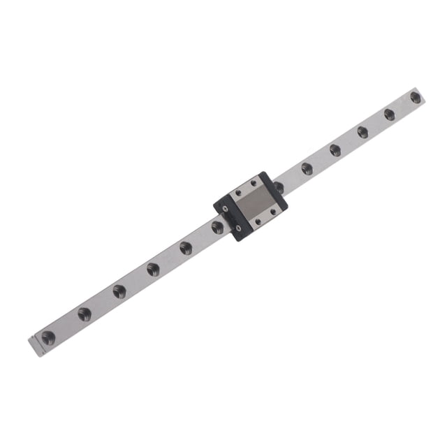 Linear Rail Guide MGN9 Linear Rail with Black Carriage Block, CNC Rail for Automation Equipment